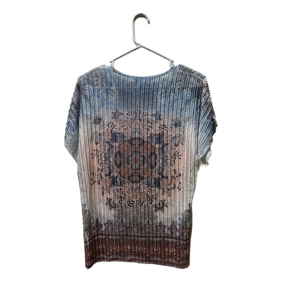 Dress Barn Multi-color Loose Knit Sequin Top, Medium, Pre-owned - Picture 2 of 6